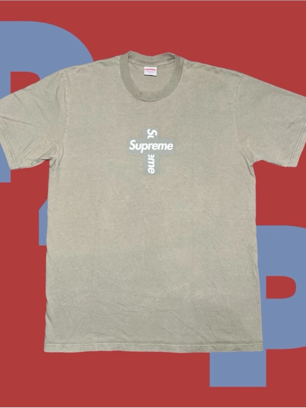 Supreme Cross Box Logo Tee (Large)